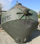 USED: Patterson Industries double cone Thoroblender, 164 cubic foot working capacity, 234 total, carbon steel. Approximate 96