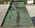 USED: Patterson Industries double cone Thoroblender, 164 cubic foot working capacity, 234 total, carbon steel. Approximate 96