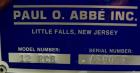 Used Stainless Steel Paul O Abbe Double Cone Blender, Model 12RCB, (0.3) Cubic 