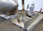 Used Paul O Abbe Double Cone Blender, Model 84RCB, 114 Cubic Feet Working Capacity, 304 Stainless Steel. 6'6