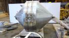 Used Paul O Abbe Double Cone Blender, Model 84RCB, 114 Cubic Feet Working Capacity, 304 Stainless Steel. 6'6