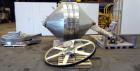 Used Paul O Abbe Double Cone Blender, Model 84RCB, 114 Cubic Feet Working Capacity, 304 Stainless Steel. 6'6