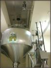 Used- Paul O Abbe RCB-54 Rota-Cone Blender. 316L stainless steel (product contact areas). 83 cu/ft total capacity, 54 cu/ft ...