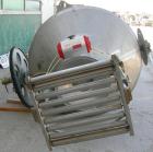 USED: Paul O Abbe Rota Cone Blender, 82 cubic foot total capacity, 50 cubic foot working capacity. 304 stainless steel. 66