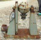 Used Paul O Abbe Double Cone Blender, Model RCVD9, .13 cubic foot working capacity, .2 total, 304 stainless steel. 9