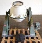 Used- Paul O. Abbe Rota-Cone Blender, Plastic Drum