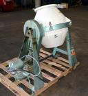 Used- Paul O. Abbe Rota-Cone Blender, Plastic Drum