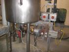 Used-Scholl Servo Lift Free Fall Mixer, type NG1200. All stainless steel, mirror polished. Total capacity 42.4 cubic feet (1...