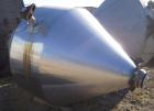 Used Double Cone Blender, Approx 70 Cubic Feet