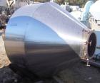 Used Double Cone Blender, Approx 70 Cubic Feet
