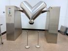 Used Vanguard Pharmaceuticals Machinery V-Blender Model V-18 Double Cone Mixer