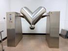 Used Vanguard Pharmaceuticals Machinery V-Blender Model V-18 Double Cone Mixer