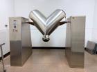 Used Vanguard Pharmaceuticals Machinery V-Blender Model V-18 Double Cone Mixer