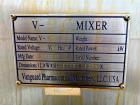 Used Vanguard Pharmaceuticals Machinery V-Blender Model V-18 Double Cone Mixer