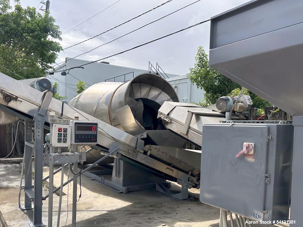 Used Yargus Layco Rotary Drum Blender System – 8 Ton Capacity