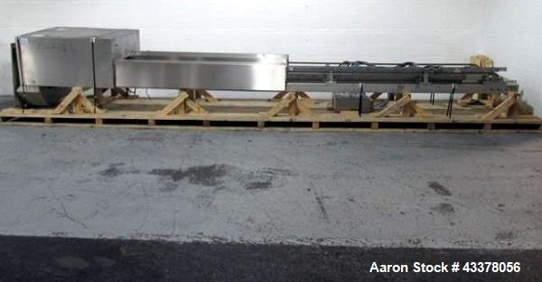 Used LB Bohle Bin Blender, Model PM2000. Stainless steel product contact surfaces, 1500 kw max load capacity, approximately 14' rise, approximately 24'6" overall height, post design with dual columns...