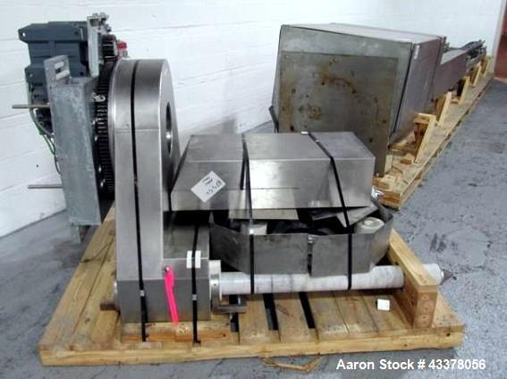 Used LB Bohle Bin Blender, Model PM2000. Stainless steel product contact surfaces, 1500 kw max load capacity, approximately 14' rise, approximately 24'6" overall height, post design with dual columns...