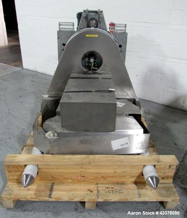 Used LB Bohle Bin Blender, Model PM2000. Stainless steel product contact surfaces, 1500 kw max load capacity, approximately 14' rise, approximately 24'6" overall height, post design with dual columns...