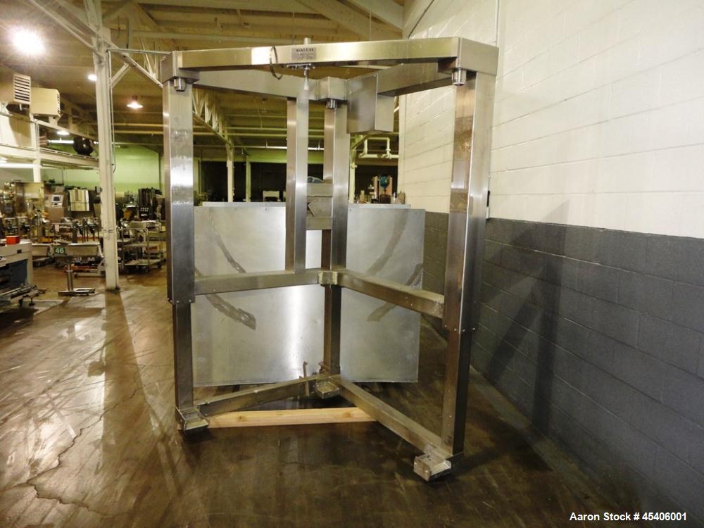Used Stainless Steel Gallay Systems Bin Blender, Model G868-B01