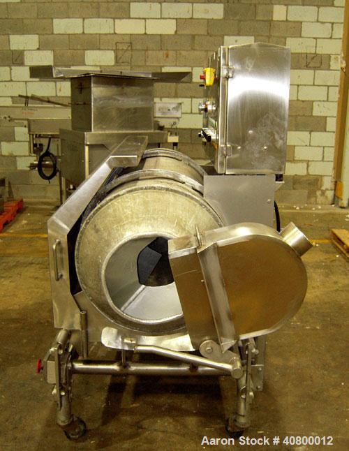 Used Heavy Duty Products Seasoning System, Model OMS99, Consisting Of: (1) Acrison feeder, model 610 approximately 1 1/2" diameter x 42" long stainless steel tube and screw, includes controller. (1) ...