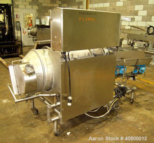 Used Heavy Duty Products Seasoning System, Model OMS99, Consisting Of: (1) Acrison feeder, model 610 approximately 1 1/2" diameter x 42" long stainless steel tube and screw, includes controller. (1) ...
