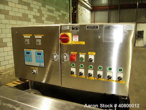 Used Heavy Duty Products Seasoning System, Model OMS99, Consisting Of: (1) Acrison feeder, model 610 approximately 1 1/2" diameter x 42" long stainless steel tube and screw, includes controller. (1) ...