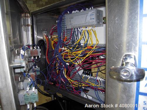 Used Heavy Duty Products Seasoning System, Consisting Of: (1) Acrison feeder, approximately 1 1/2" diameter x 42" long stainless steel tube and screw, includes controller. (1) Syntron vibratory feede...
