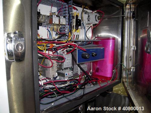 Used Heavy Duty Products Seasoning System, Consisting Of: (1) Acrison feeder, approximately 1 1/2" diameter x 42" long stainless steel tube and screw, includes controller. (1) Syntron vibratory feede...