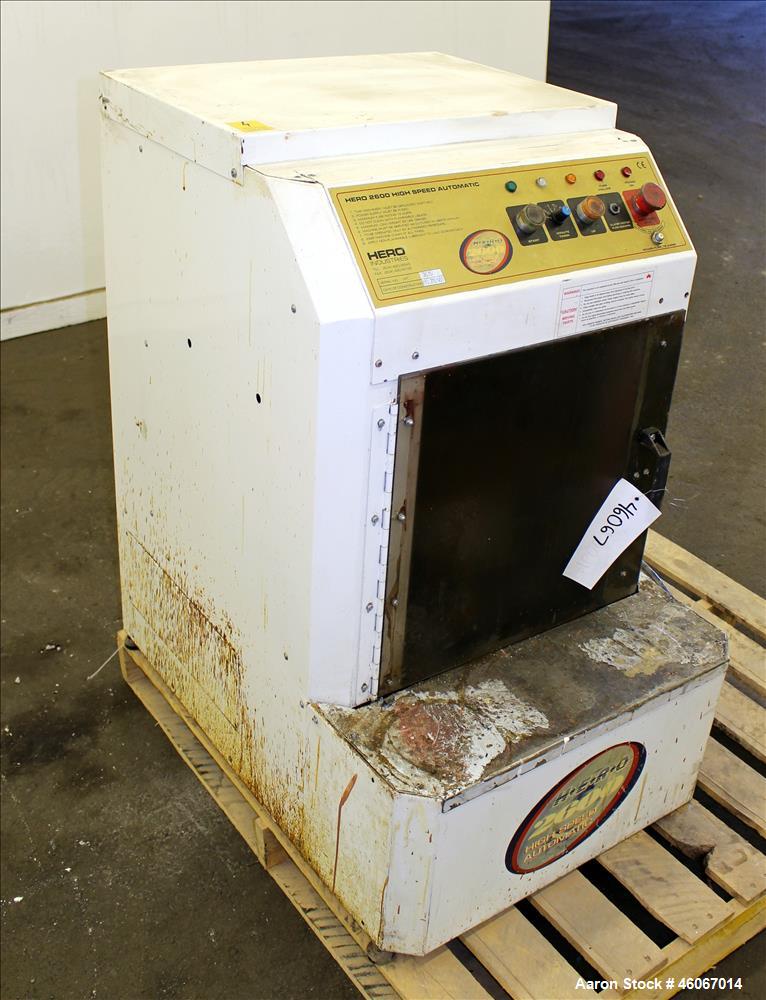 Used Hero Industries 2600 High Speed Automatic Paint Shaker. Maximum load weight 80 pounds. 1/60/110/115 volt. Built 1999. Serial# MT-003615.