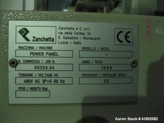 Used Zanchetta (IMA) Bin Blender, Model CANGURO TUMBLER, Model 500 FS