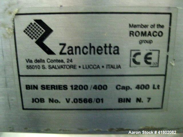 Used- Zanchetta (IMA) Bin Blender, Model CANGURO TUMBLER, Model 500 FS