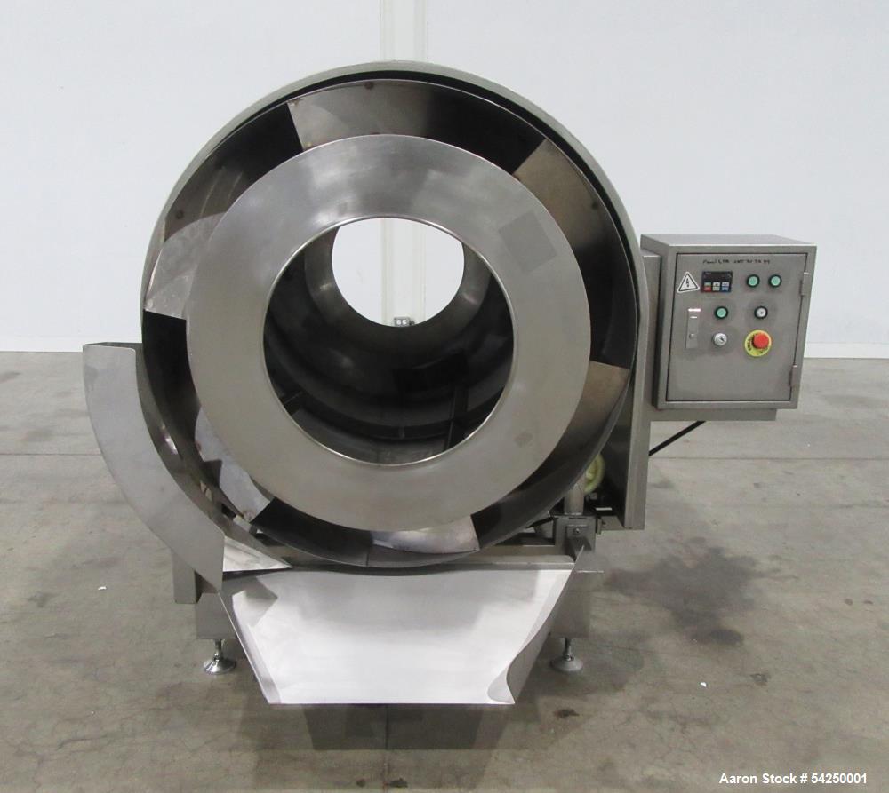 Used Shanghai Junyu JYC-500 Coating Drum for Sale – Stainless Steel, 1.5 HP Motor