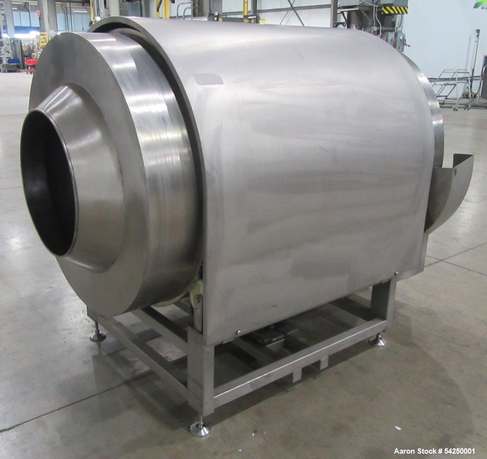 Used Shanghai Junyu JYC-500 Coating Drum for Sale – Stainless Steel, 1.5 HP Motor