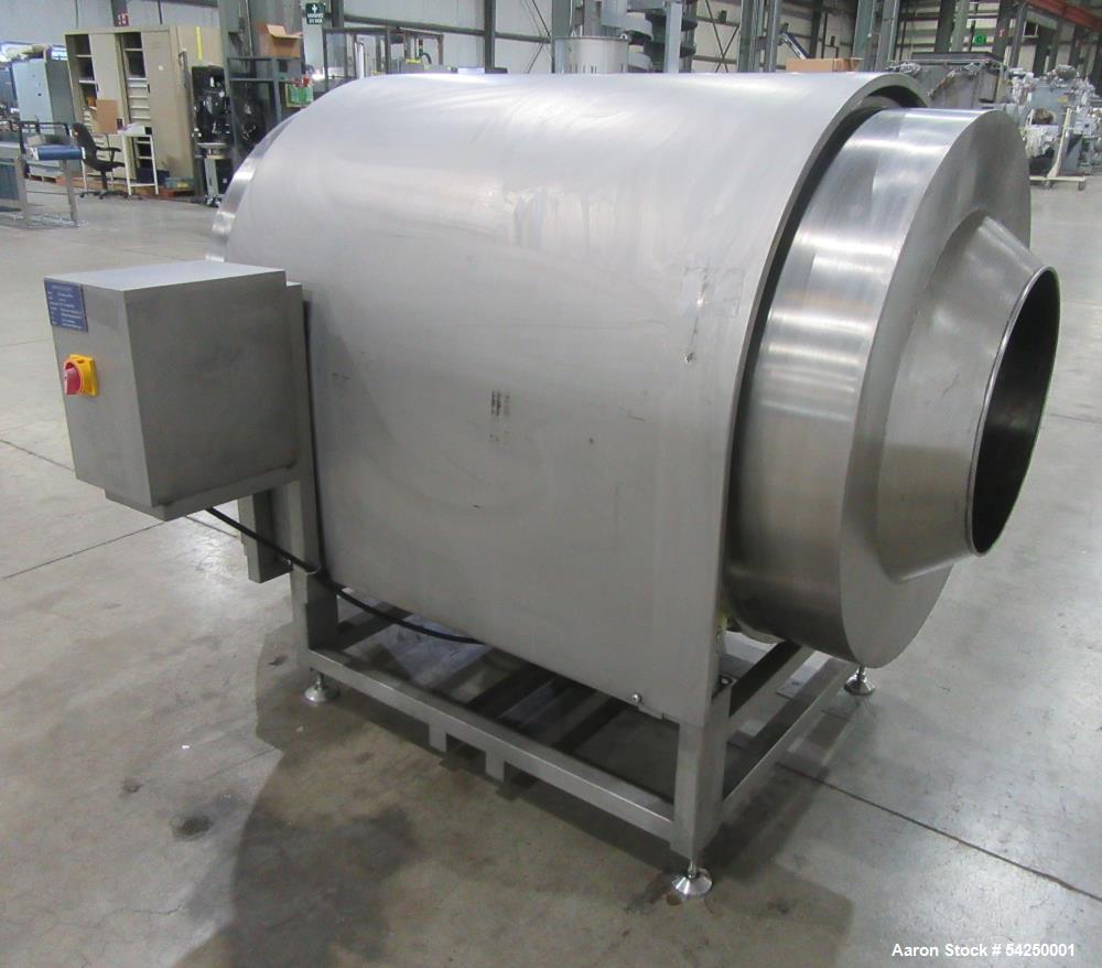 Used Shanghai Junyu JYC-500 Coating Drum for Sale – Stainless Steel, 1.5 HP Motor