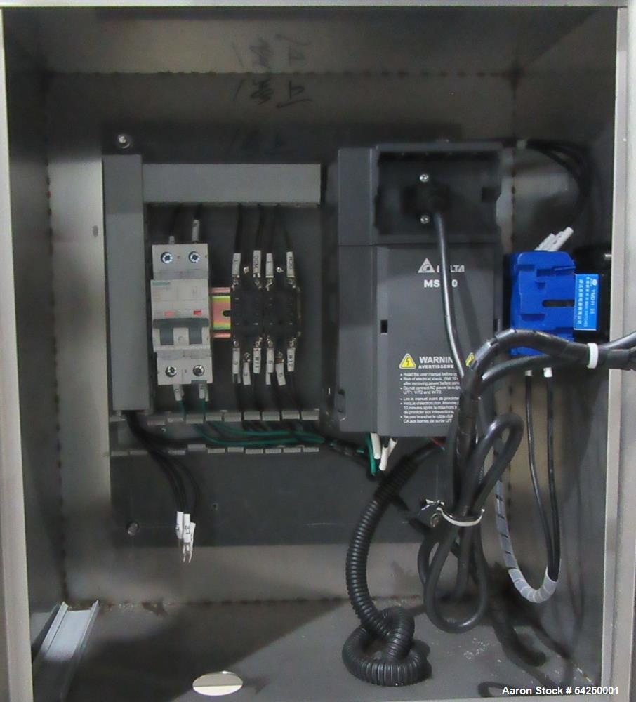 Used Shanghai Junyu JYC-500 Coating Drum for Sale – Stainless Steel, 1.5 HP Motor