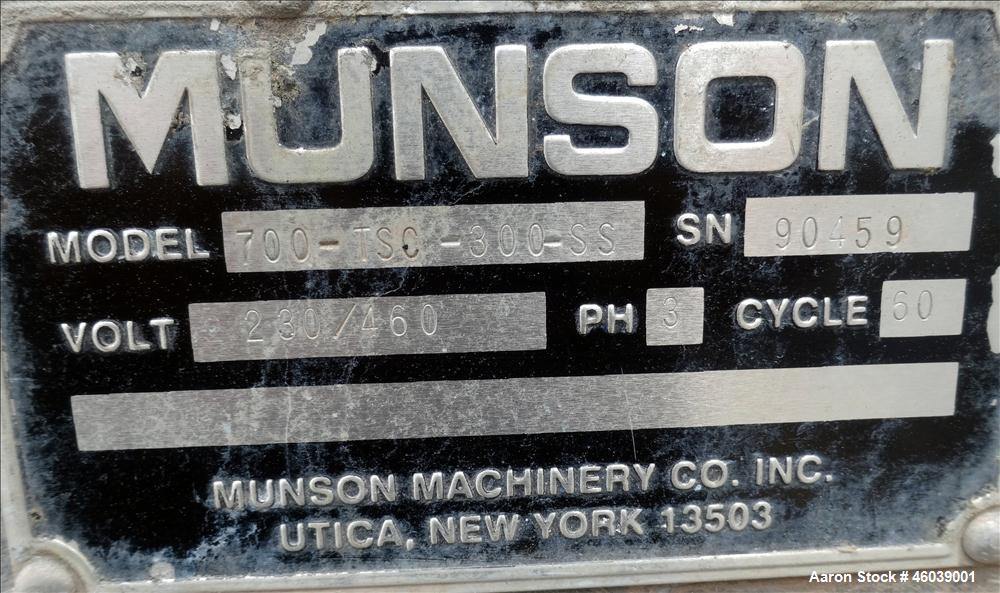 Used Munson Rotary Batch Mixer