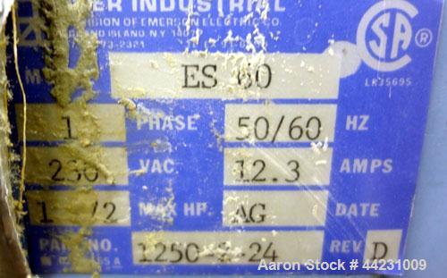 Used Munson Machinery Mini Rotary Batch Mixer, Model MX-3-S/S, 3 Cubic Feet, 304 Stainless Steel. Maximum batch weight 350 pounds. Approximate 30” diameter drum with flights, and (1) internal spray l...
