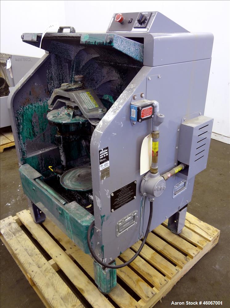 Used Red Devil Paint Shaker, Model 05025X1ZRL4. Load capacity 125 pounds. Driven by a 1hp, 1/60/115/230 volt, 1725 rpm XP gear motor. Serial#07G0123K.