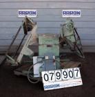 Used Alsteele Double Drum Tumbler, Carbon Steel. Can accept drums approximately 20