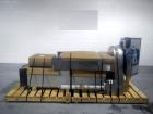 Used LB Bohle bin blender, model PM2000, stainless steel construction, post mounted design, 1500 kg capacity, designed to handle up to 2000 liter bins, 460 volt with operator interface control panel,...