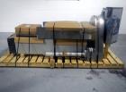 Used LB Bohle bin blender, model PM2000, stainless steel construction, post mounted design, 1500 kg capacity, designed to handle up to 2000 liter bins, 460 volt with operator interface control panel,...
