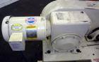 Used IMS Dual Drum Tumbler, Model TBD1500. Capacity (2) 55 gallon drums at 280 pounds per drum. Minimum/maximum height 25