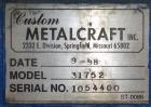 Used Metalcraft Tote Tumbler, Model 31753. Includes (9) Stainless Steel Totes, 55