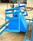 Used Morse Dual Can Tumbler, Model 2-305-1. Capacity (2) 8.5 gallon drums at 100 pounds per drum at 23 rpm. Minimum/maximum height 4-1/2