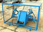 Used Morse Dual Can Tumbler, Model 2-305-1. Capacity (2) 8.5 gallon drums at 100 pounds per drum at 23 rpm. Minimum/maximum height 4-1/2
