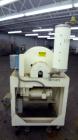 Used Munson Machinery Mini Rotary Batch Mixer, Model MX-3-S/S, 3 Cubic Feet, 304 Stainless Steel. Maximum batch weight 350 pounds. Approximate 30” diameter drum with flights, and (1) internal spray l...