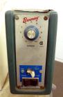 Used Munson Machinery Mini Rotary Batch Mixer, Model MX-3-S/S, 3 Cubic Feet, 304 Stainless Steel. Maximum batch weight 350 pounds. Approximate 30” diameter drum with flights, and (1) internal spray l...