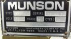 Used- Munson Machinery Mini Rotary Batch Mixer, Model MX-3-S/S, 3 Cubic Feet, 304 Stainless Steel. Maximum batch weight 350 ...