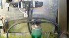 Used GEA IBC Single Pedstal Container Mixer/Blender. Material of construction is 316 stainless steel, total capacity 500 liter, working capacity 330 liter, non-jacketed container. Belt driven via a g...