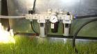 Used GEA IBC Single Pedstal Container Mixer/Blender. Material of construction is 316 stainless steel, total capacity 500 liter, working capacity 330 liter, non-jacketed container. Belt driven via a g...